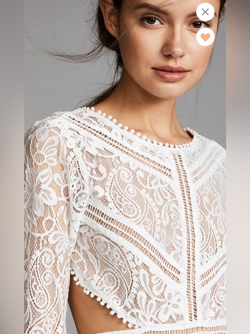 For Love And Lemons Emerie Cut out dress NWT Bride/Graduation - Picture 4 of 12